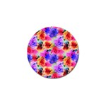 Floral Pattern Background Seamless Golf Ball Marker (4 pack)