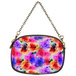 Floral Pattern Background Seamless Chain Purses (One Side) 