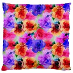 Floral Pattern Background Seamless Large Cushion Case (One Side)