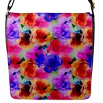Floral Pattern Background Seamless Flap Messenger Bag (S)