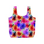 Floral Pattern Background Seamless Full Print Recycle Bags (S) 