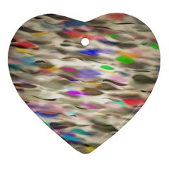 Colorful Watercolors           Ornament (heart) by LalyLauraFLM