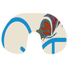 Butterfly Travel Neck Pillows by Mariart