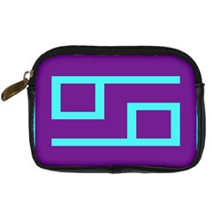 Illustrated Position Purple Blue Star Zodiac Digital Camera Cases by Mariart