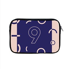 Number 9 Blue Pink Circle Polka Apple Macbook Pro 15  Zipper Case