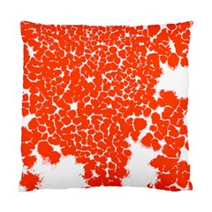 Red Spot Paint White Standard Cushion Case (one Side) by Mariart