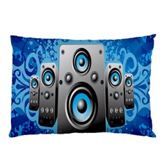 Sound System Music Disco Party Pillow Case (two Sides)