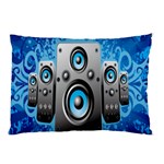 Sound System Music Disco Party Pillow Case (Two Sides) Back