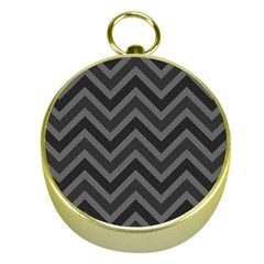 Zigzag  Pattern Gold Compasses by Valentinaart