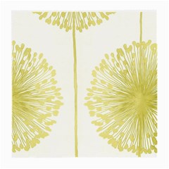Flower Floral Yellow Medium Glasses Cloth by Mariart