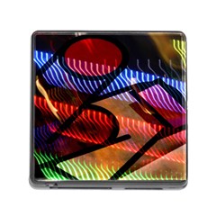 Graphic Shapes Experimental Rainbow Color Memory Card Reader (square) by Mariart