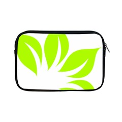 Leaf Green White Apple Ipad Mini Zipper Cases