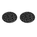 Happy Holidays Cufflinks (Oval)