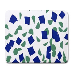 Scatter Geometric Brush Blue Gray Large Mousepads by Mariart