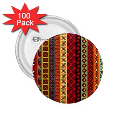 Tribal Grace Colorful 2 25  Buttons (100 Pack) 