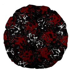 Abstraction Large 18  Premium Flano Round Cushions