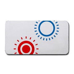 Color Light Effect Control Mode Circle Red Blue Medium Bar Mats