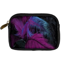 Feathers Quill Pink Black Blue Digital Camera Cases