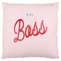 Girl Boss Pink Red Blue Sexy Large Cushion Case (two Sides) by Mariart