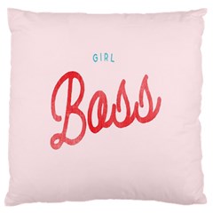 Girl Boss Pink Red Blue Sexy Large Flano Cushion Case (one Side) by Mariart