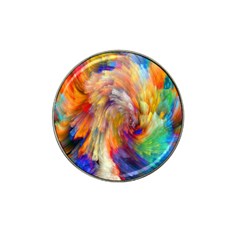 Rainbow Color Splash Hat Clip Ball Marker