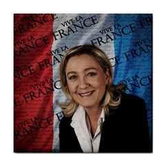Marine Le Pen Tile Coasters by Valentinaart