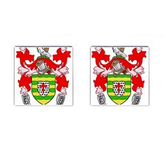 County Donegal Coat Of Arms Cufflinks (square) by abbeyz71