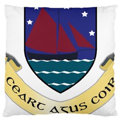 Coat Of Arms Of County Galway  Large Cushion Case (two Sides) by abbeyz71