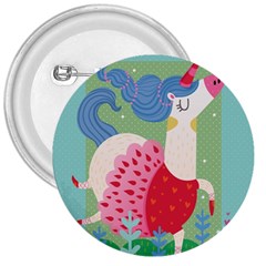 Unicorn 3  Buttons by Mjdaluz