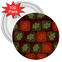 Information Puzzle 3  Buttons (100 Pack) 