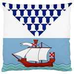 Flag of Belfast Standard Flano Cushion Case (Two Sides) Back