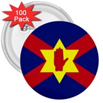 Flag of the Ulster Nation 3  Buttons (100 pack) 