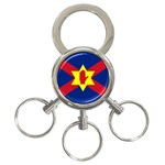 Flag of the Ulster Nation 3-Ring Key Chains