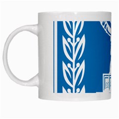 Emblem Of Israel White Mugs by abbeyz71