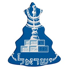 Emblem Of Israel Christmas Tree Ornament (two Sides) by abbeyz71