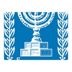 Emblem of Israel Double Sided Flano Blanket (Mini) 