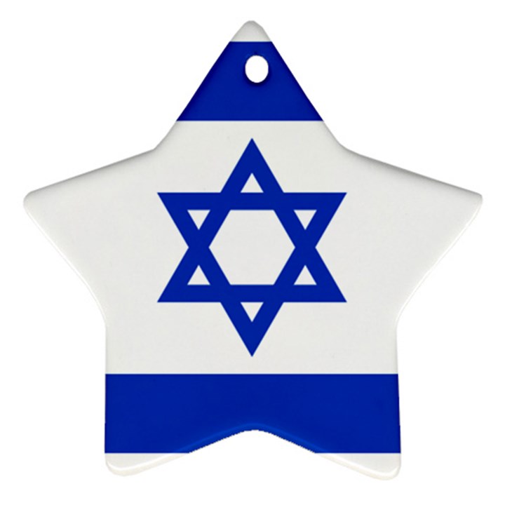 Flag of Israel Star Ornament (Two Sides)