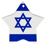 Flag of Israel Star Ornament (Two Sides) Back