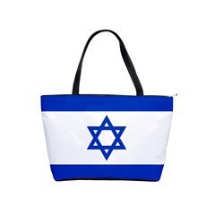 Flag Of Israel Shoulder Handbags by abbeyz71