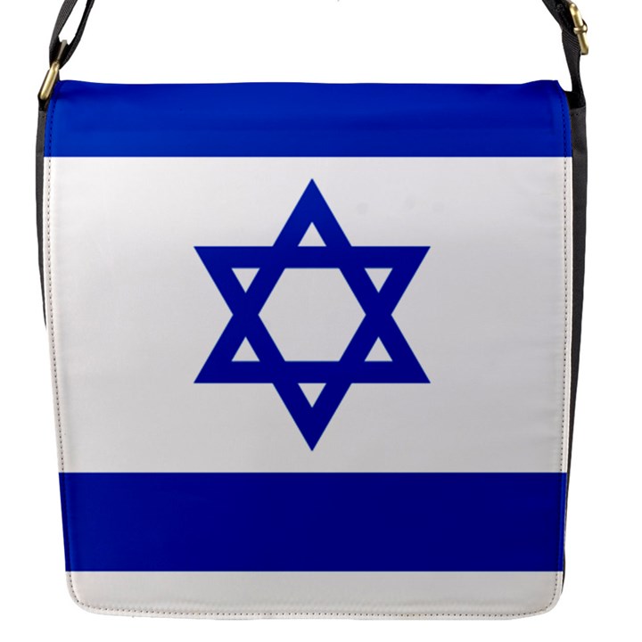 Flag of Israel Flap Messenger Bag (S)