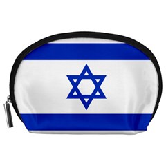 Flag Of Israel Accessory Pouches (large) 