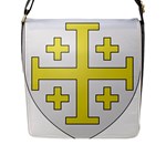 The Arms of the Kingdom of Jerusalem Flap Messenger Bag (L) 