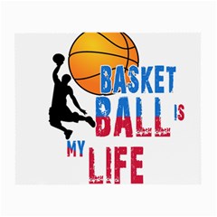 Basketball Is My Life Small Glasses Cloth (2-side) by Valentinaart