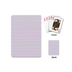 Decorative lines pattern Playing Cards (Mini) 