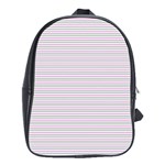 Decorative lines pattern School Bags (XL) 