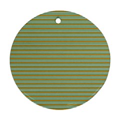 Decorative Line Pattern Ornament (round) by Valentinaart