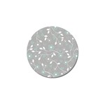 Floral pattern Golf Ball Marker Front