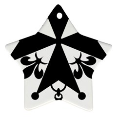 Huguenot Cross Star Ornament (two Sides) by abbeyz71