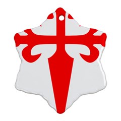 Cross Of Saint James  Ornament (snowflake) by abbeyz71