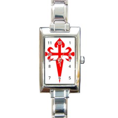 Cross Of Saint James Rectangle Italian Charm Watch by abbeyz71